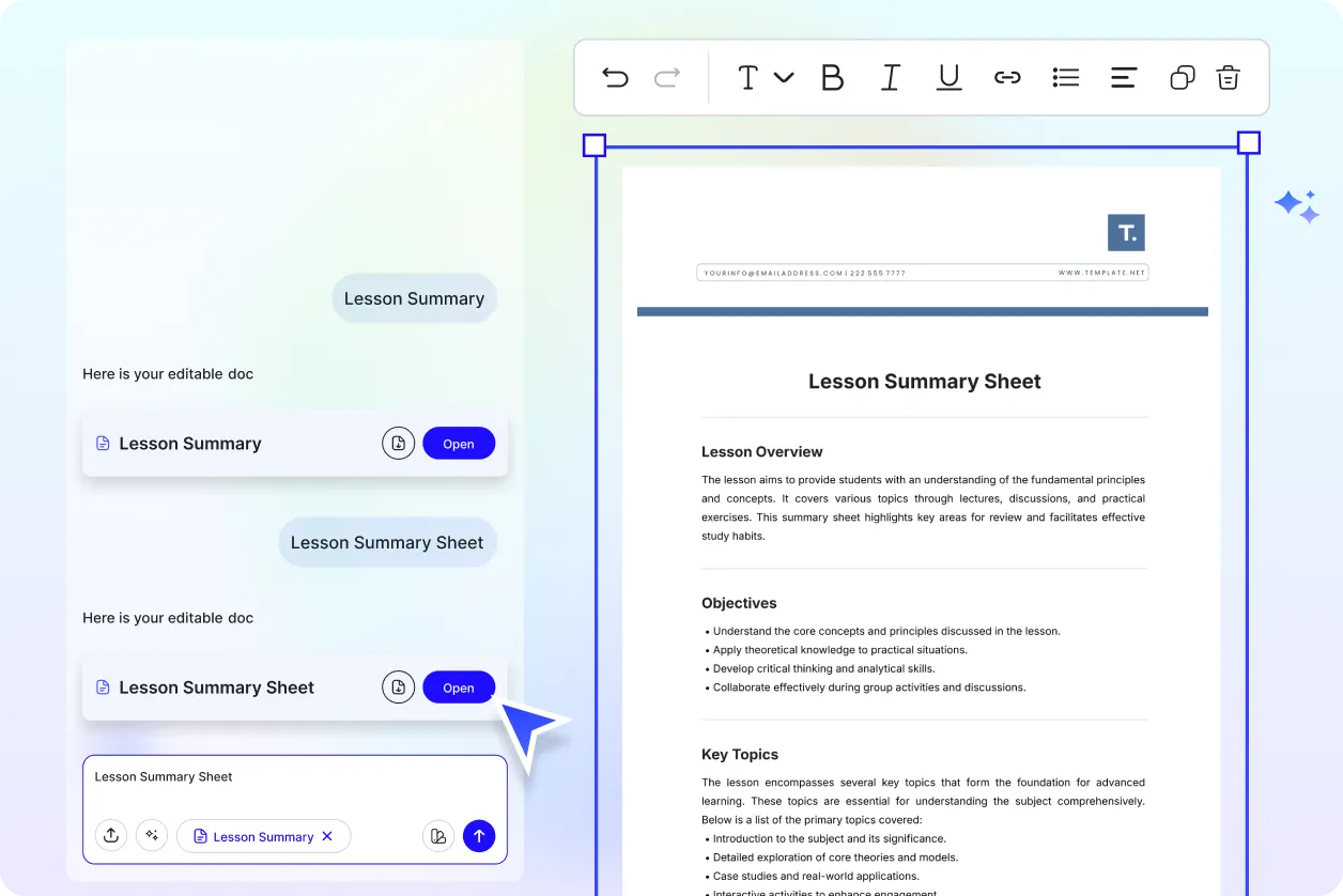 Free AI Lesson Summary Generator, Free Lesson Summarizer Online